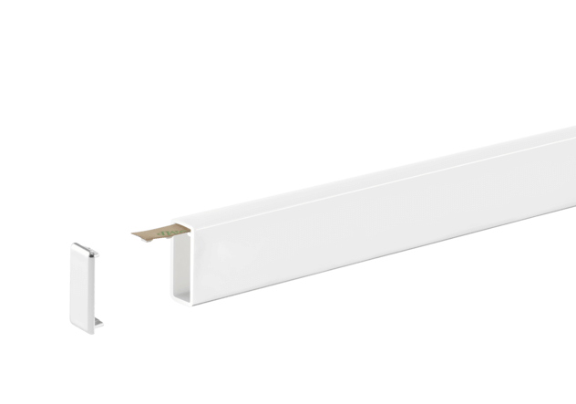LED Profil 28 x 12 mm, Polystyrol, Heißprägefolie